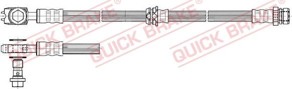 QUICK BRAKE 50.832X - Brake Hose car-mod.net