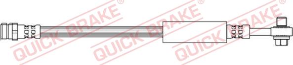 QUICK BRAKE 50.313X - Brake Hose car-mod.net