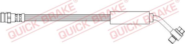 QUICK BRAKE 50.312X - Brake Hose car-mod.net
