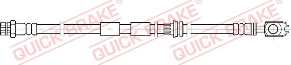 QUICK BRAKE 58.897X - Brake Hose car-mod.net