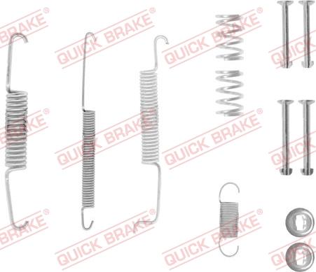 QUICK BRAKE 105-0569-1 - Accessory Kit, brake shoes car-mod.net