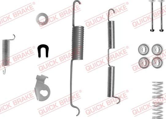 QUICK BRAKE 105-0518X-1L - Accessory Kit, brake shoes car-mod.net
