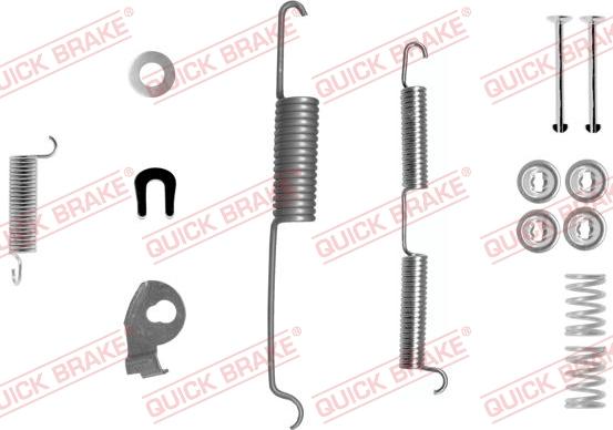 QUICK BRAKE 105-0518X-1R - Accessory Kit, brake shoes car-mod.net