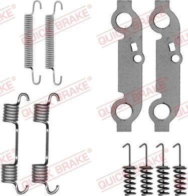QUICK BRAKE 105-0537 - Accessory Kit, parking brake shoes car-mod.net