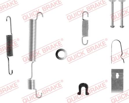 QUICK BRAKE 105-0653-1L - Accessory Kit, brake shoes car-mod.net