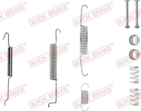 QUICK BRAKE 105-0680-1L - Accessory Kit, brake shoes car-mod.net