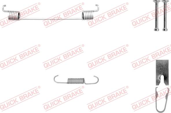 QUICK BRAKE 105-0040-1 - Accessory Kit, brake shoes car-mod.net