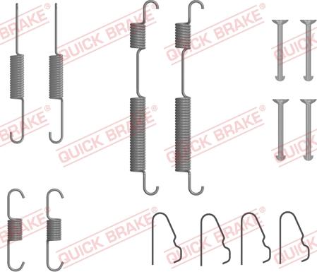 QUICK BRAKE 105-0054 - Accessory Kit, brake shoes car-mod.net