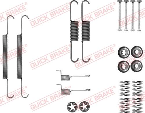 QUICK BRAKE 105-0037 - Accessory Kit, parking brake shoes car-mod.net