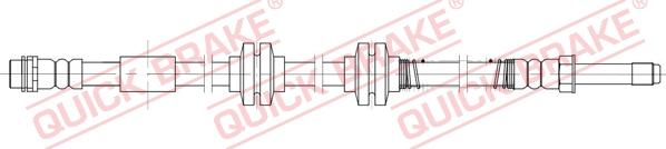 QUICK BRAKE 32.825 - Brake Hose car-mod.net