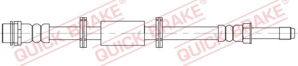 QUICK BRAKE 32.826 - Brake Hose car-mod.net