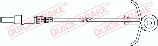 QUICK BRAKE WS 0186 B - Warning Contact, brake pad wear car-mod.net