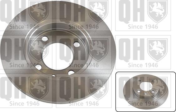 Quinton Hazell BDC1010 - Brake Disc car-mod.net