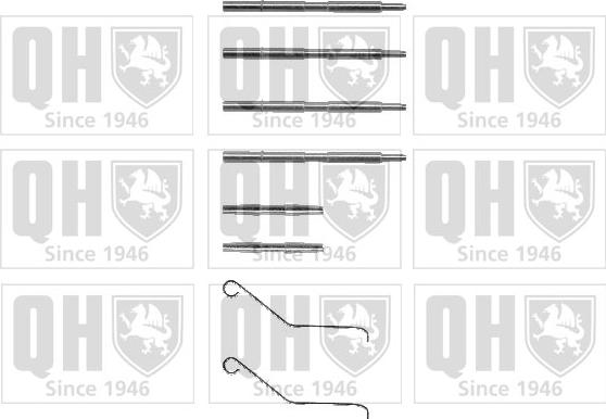 Quinton Hazell BFK829 - Accessory Kit for disc brake Pads car-mod.net