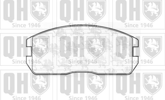 Quinton Hazell BP401 - Brake Pad Set, disc brake car-mod.net