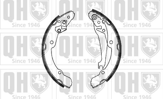 Quinton Hazell BS991 - Drum Brake Shoe Set car-mod.net