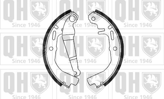 Quinton Hazell BS560 - Drum Brake Shoe Set car-mod.net