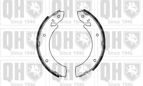 Quinton Hazell BS507 - Drum Brake Shoe Set car-mod.net
