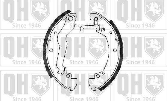 Quinton Hazell BS891 - Drum Brake Shoe Set car-mod.net