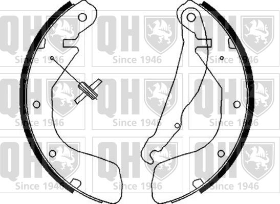 Quinton Hazell BS840 - Drum Brake Shoe Set car-mod.net