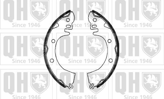 Quinton Hazell BS740 - Drum Brake Shoe Set car-mod.net