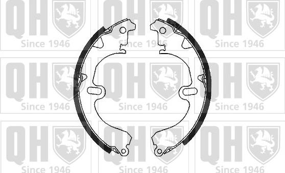 Quinton Hazell BS756 - Drum Brake Shoe Set car-mod.net