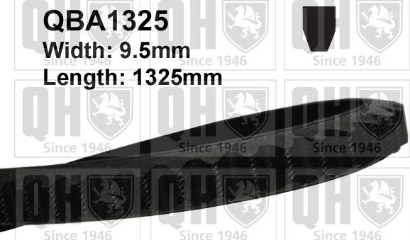 Quinton Hazell QBA1325 - Drive belt, V-Belt car-mod.net