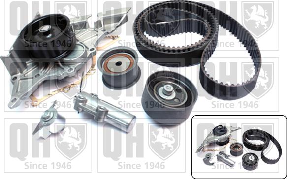 Quinton Hazell QBPK6701 - Water Pump & Timing Belt Set car-mod.net