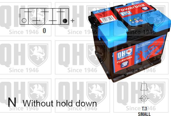 Quinton Hazell QBT0443 - Starter Battery car-mod.net