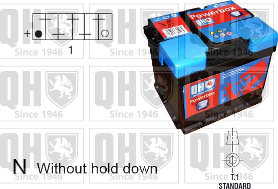 Quinton Hazell QBT005R3 - Starter Battery car-mod.net