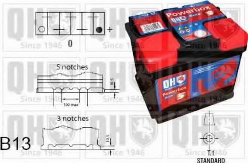 Quinton Hazell QBT0275 - Starter Battery car-mod.net