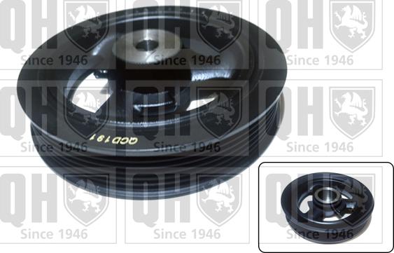Quinton Hazell QCD191 - Belt Pulley, crankshaft car-mod.net