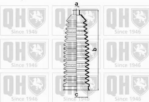 Quinton Hazell QG1324 - Bellow Set, steering car-mod.net