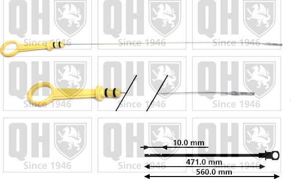 Quinton Hazell QOD143 - Oil Dipstick car-mod.net