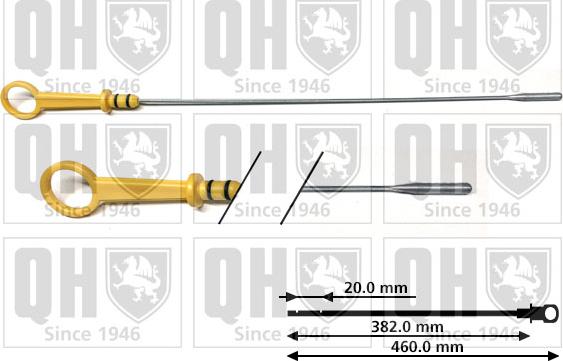 Quinton Hazell QOD161 - Oil Dipstick car-mod.net