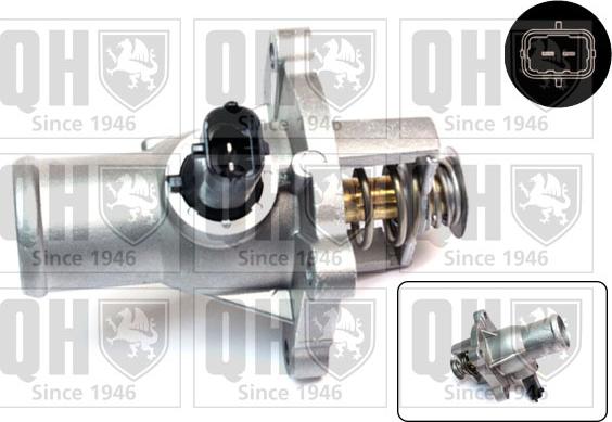 Quinton Hazell QTH645K - Coolant thermostat / housing car-mod.net