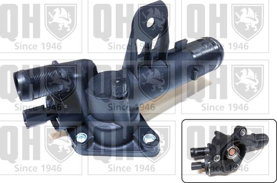 Quinton Hazell QTH662K2 - Coolant thermostat / housing car-mod.net