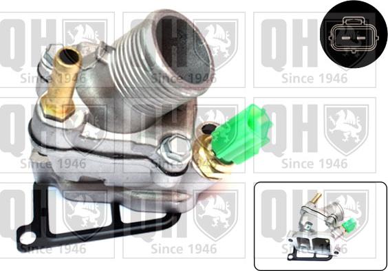 Quinton Hazell QTH616K - Coolant thermostat / housing car-mod.net
