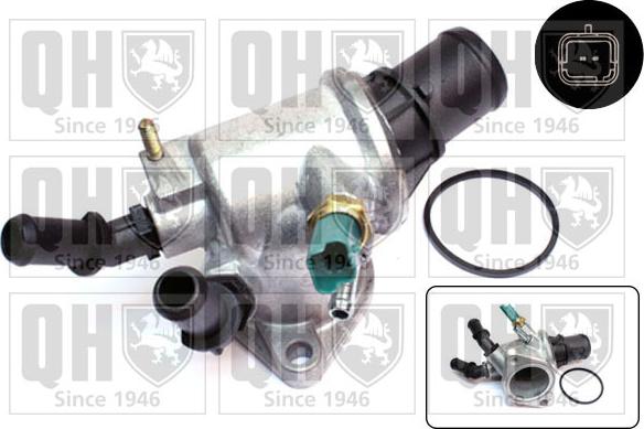 Quinton Hazell QTH611K - Coolant thermostat / housing car-mod.net