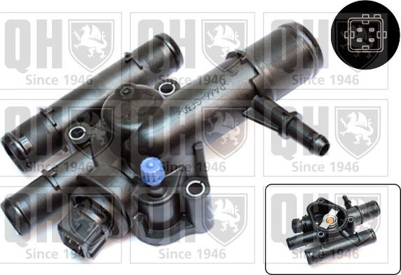 Quinton Hazell QTH625K - Coolant thermostat / housing car-mod.net