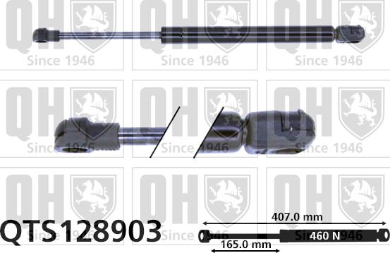 Quinton Hazell QTS128903 - Gas Spring, bonnet car-mod.net