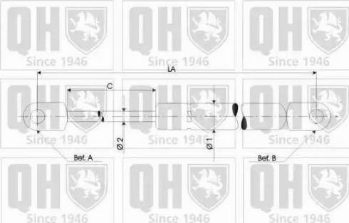 Quinton Hazell QTS840166 - Gas Spring, boot, cargo area car-mod.net