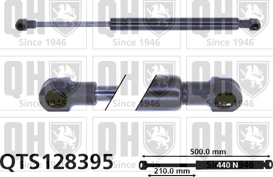 Quinton Hazell QTS128395 - Gas Spring, boot, cargo area car-mod.net
