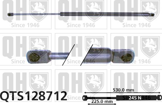 Quinton Hazell QTS128712 - Gas Spring, bonnet car-mod.net