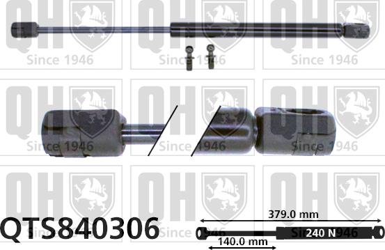 Quinton Hazell QTS840306 - Gas Spring, boot, cargo area car-mod.net