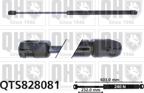 Quinton Hazell QTS828081 - Gas Spring, boot, cargo area car-mod.net