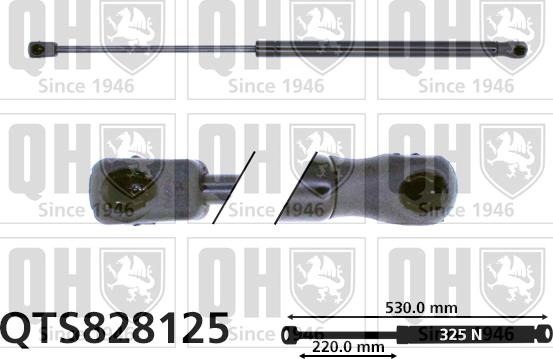 Quinton Hazell QTS828125 - Gas Spring, boot, cargo area car-mod.net