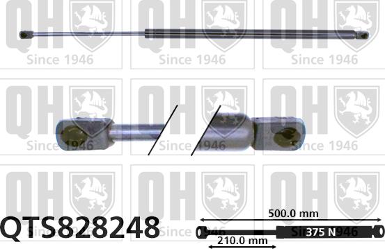 Quinton Hazell QTS828248 - Gas Spring, boot, cargo area car-mod.net