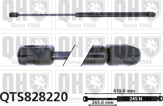 Quinton Hazell QTS828220 - Gas Spring, boot, cargo area car-mod.net