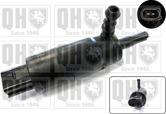 Quinton Hazell QWP040 - Water Pump, headlight cleaning car-mod.net